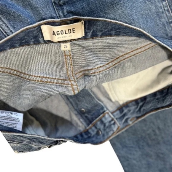 AGOLDE Riley High Rise Straight Crop - Picture 5 of 10